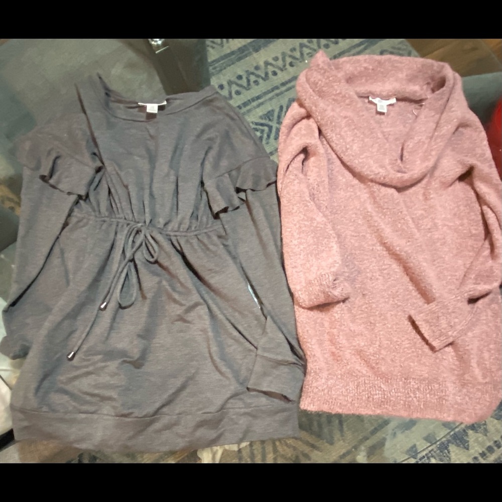 2 maternity tops. Size-M. Used